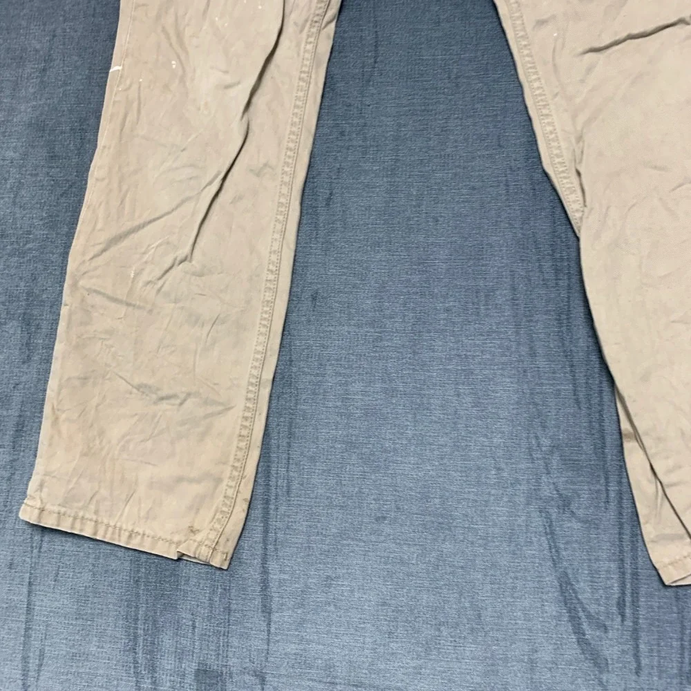 Levi's 514 Jeans Mens 32x30 Beige Denim Cotton Stretch Regular Fit Straight Leg
